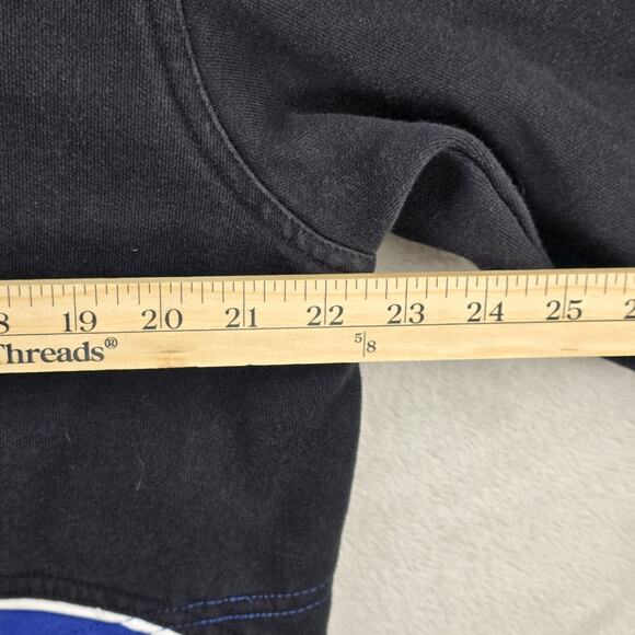 Vintage Jordan Brand Full Zip Sweatshirt Mens Large Blue Black Hoodie Y2K - Picture 12 of 13